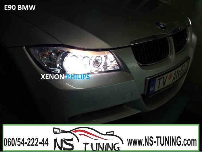 bmw e90 xenon farovi h7 sijalica philips ugradnja novi sad